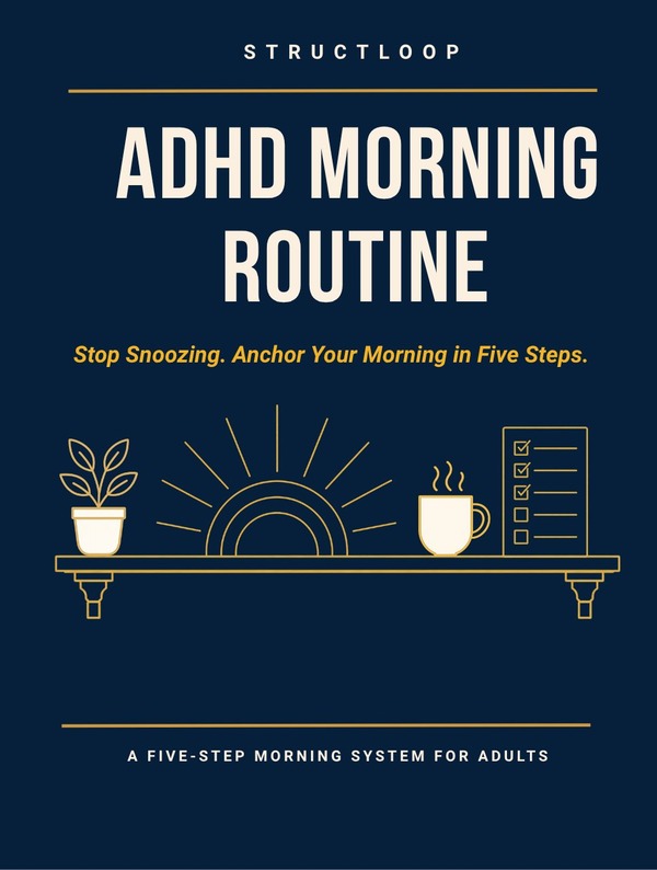 ADHD Morning Routine cover