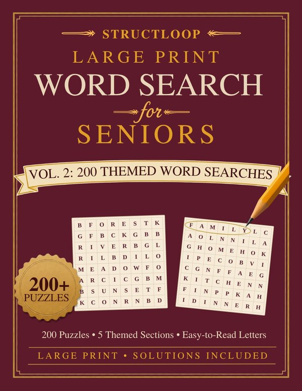 Brain Games for Seniors Vol. 2: Themed Word Searches